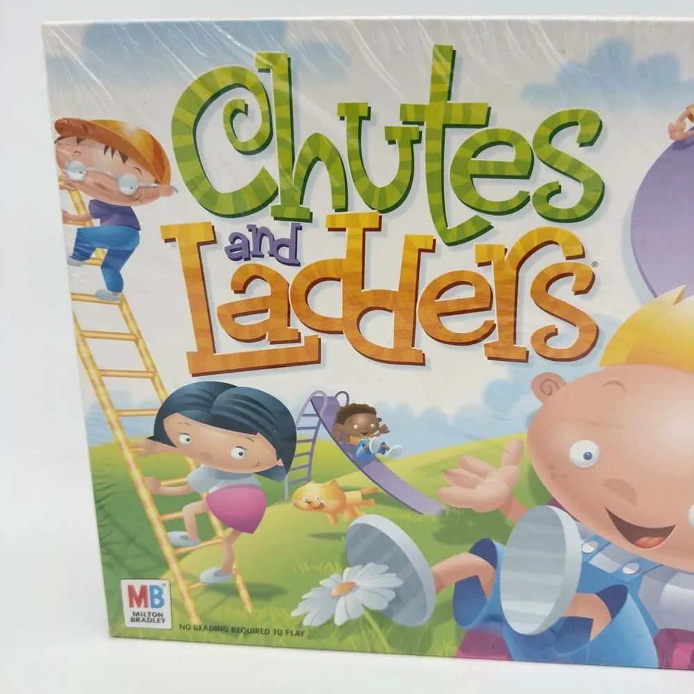 Vintage CHUTES and LADDERS Board Game Milton Bradley 2005 PRESCHOOL